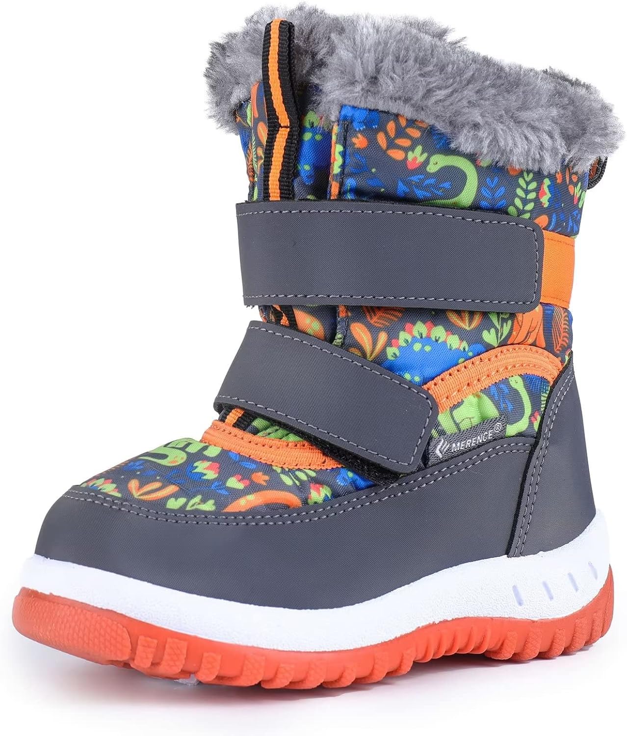FANTURE Winter Snow Boots for Kids with Fur Lined Comfort