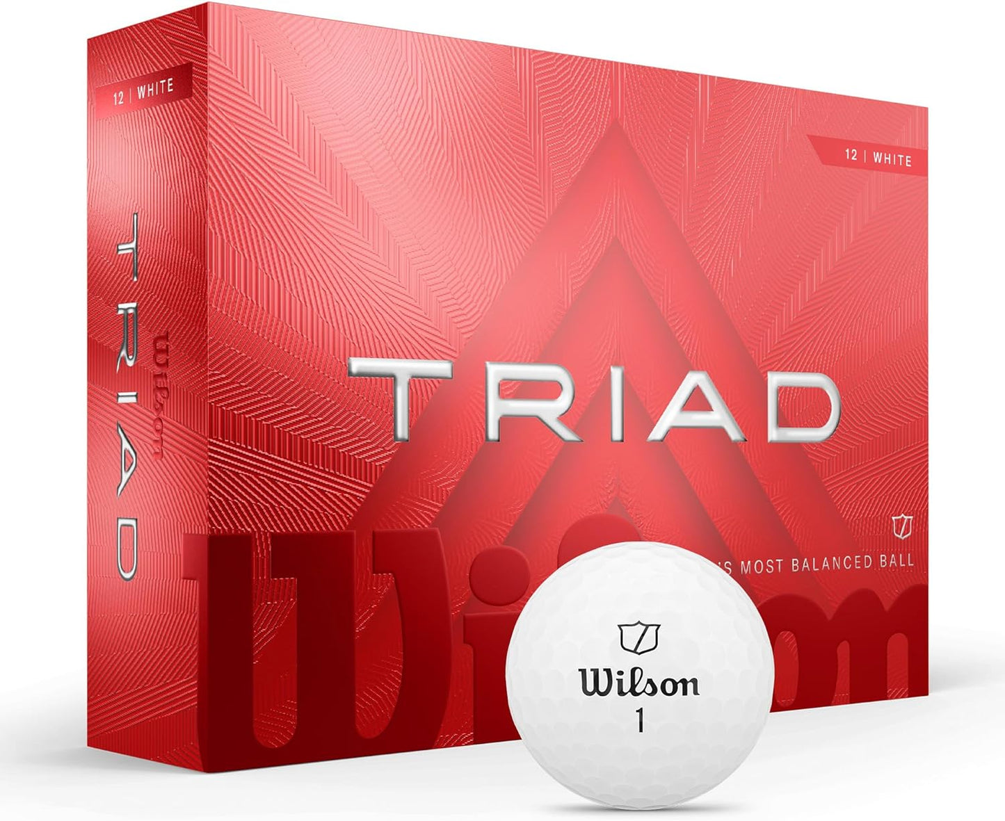 Wilson 2025 Triad Golf Balls - High MOI Design for Accuracy