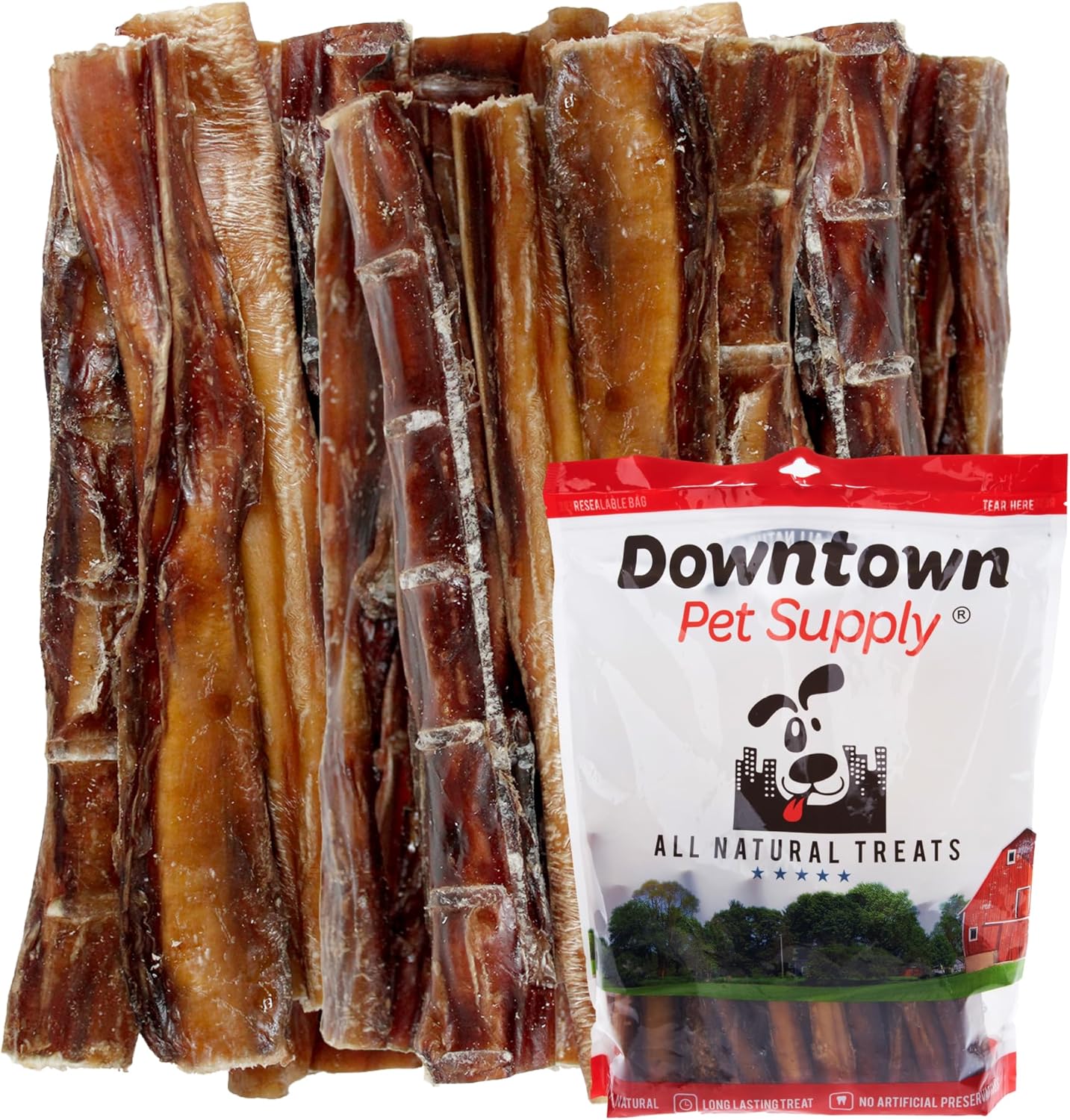 USA-Made 6-inch Bully Sticks for Dogs - Healthy Chews