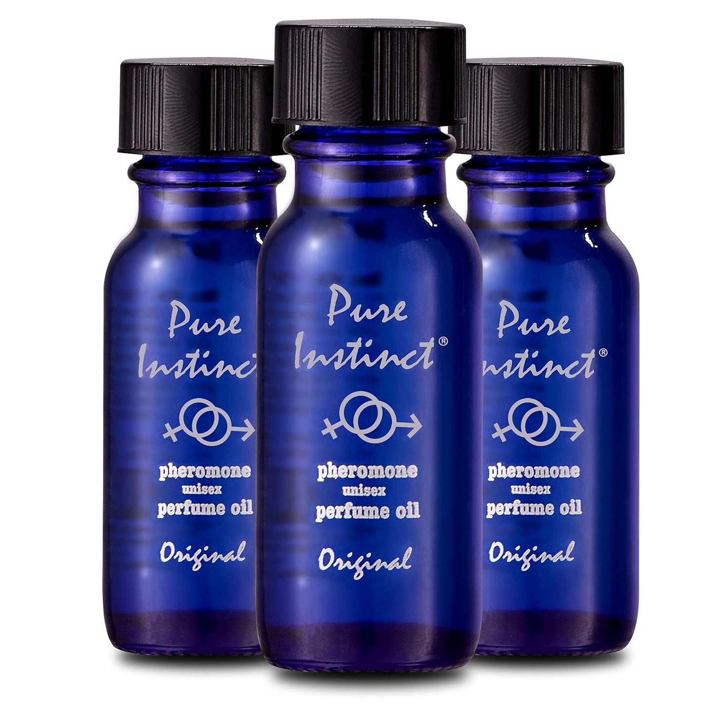 Pure Instinct Pheromone Infused Essential Oil Cologne 3-Pack