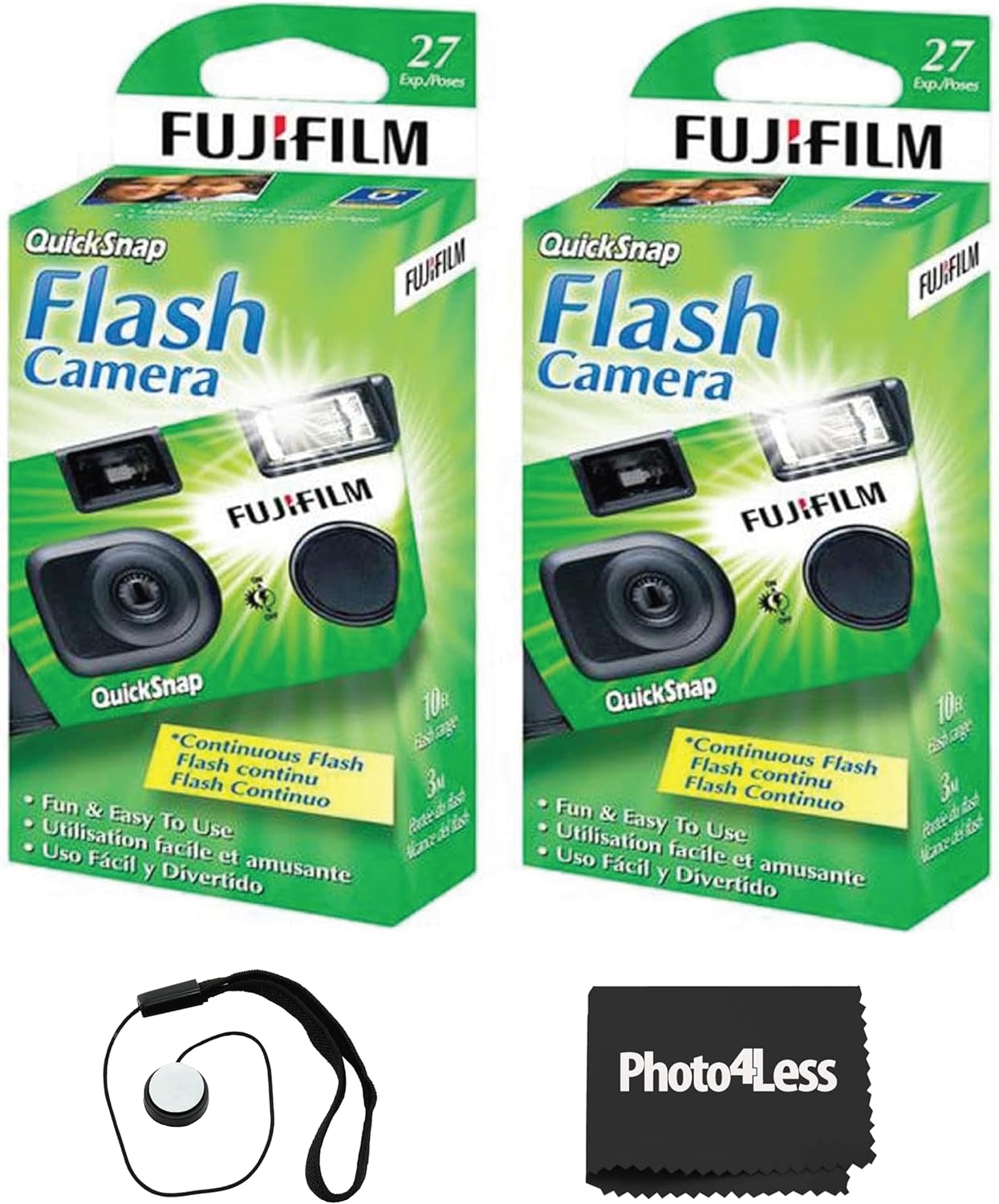Fujifilm QuickSnap Flash 400 x2 Pack - Capture Moments Effortlessly