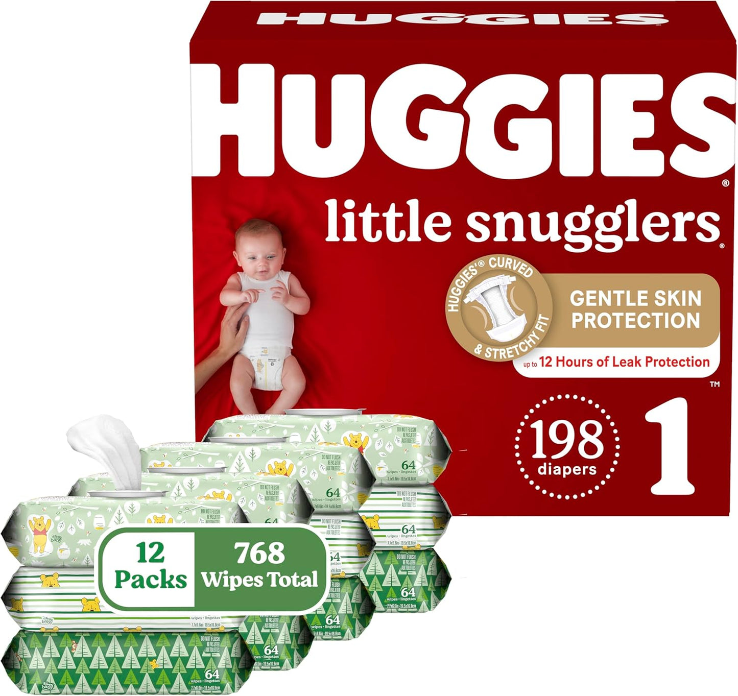 Huggies Little Snugglers Diapers & Wipes Bundle: Ultimate Comfort Combo