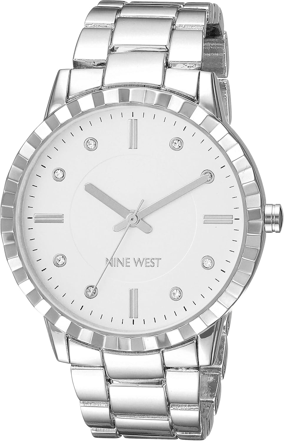 Sparkle All Day: Nine West Crystal Bracelet Watch