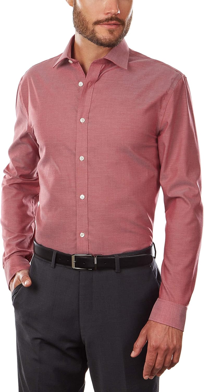 Tommy Hilfiger Men's Slim Fit Non Iron Solid Dress Shirt Review