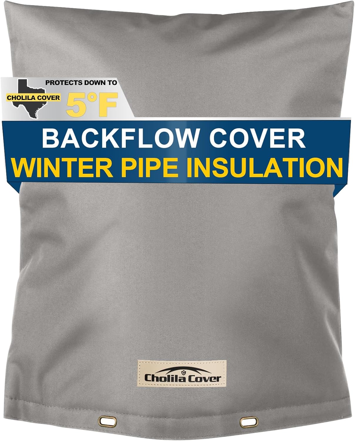 Backflow Preventer Cover Insulated for Winter Pipe Freeze Protection