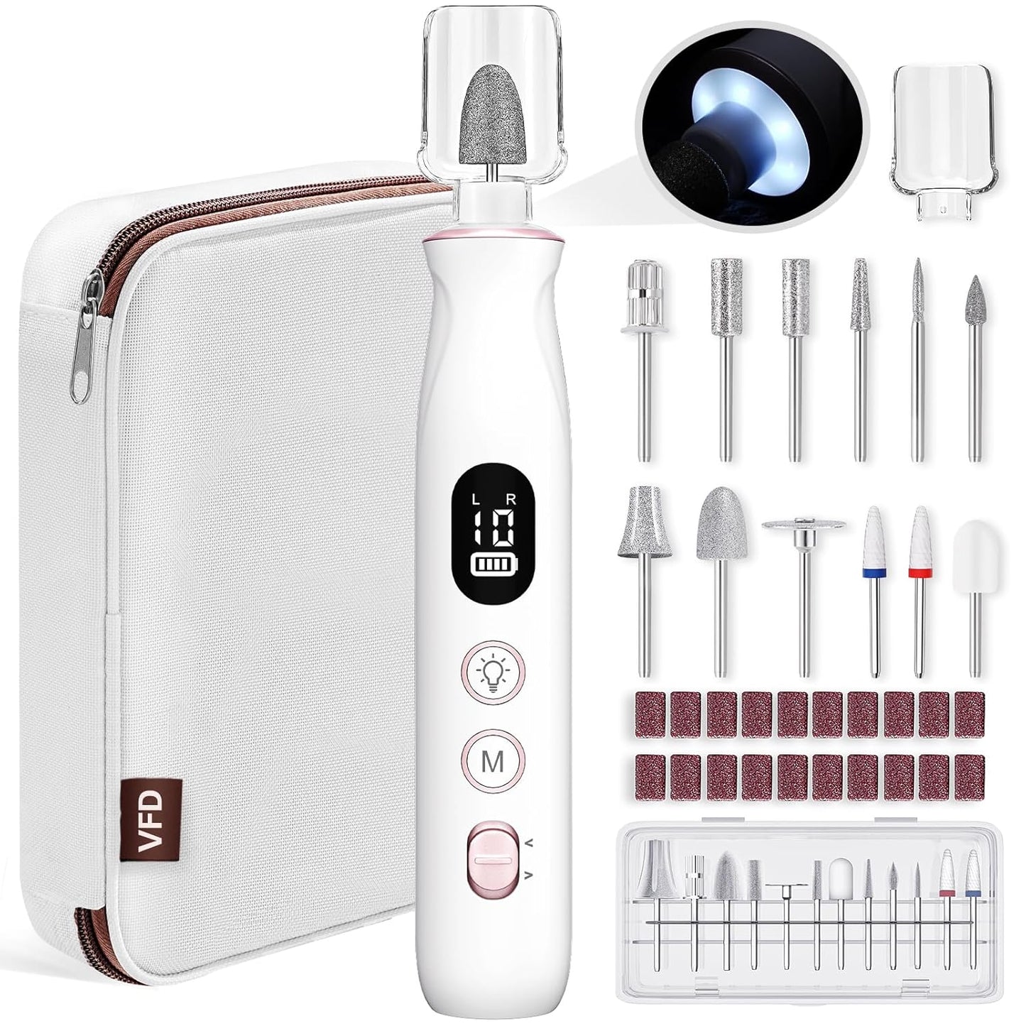 Electric Nail Drill for Professional Manicure and Pedicure Care
