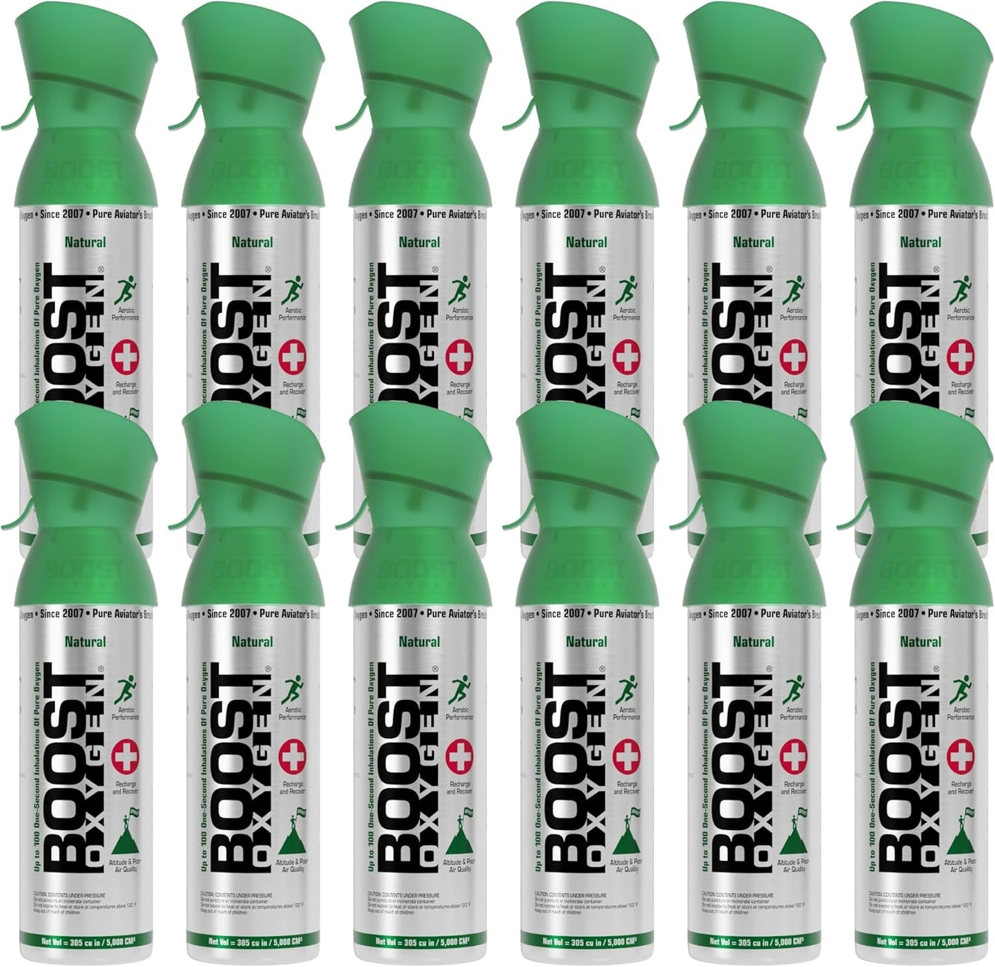 Boost Oxygen Medium Natural 5 Liter Canister for Recovery