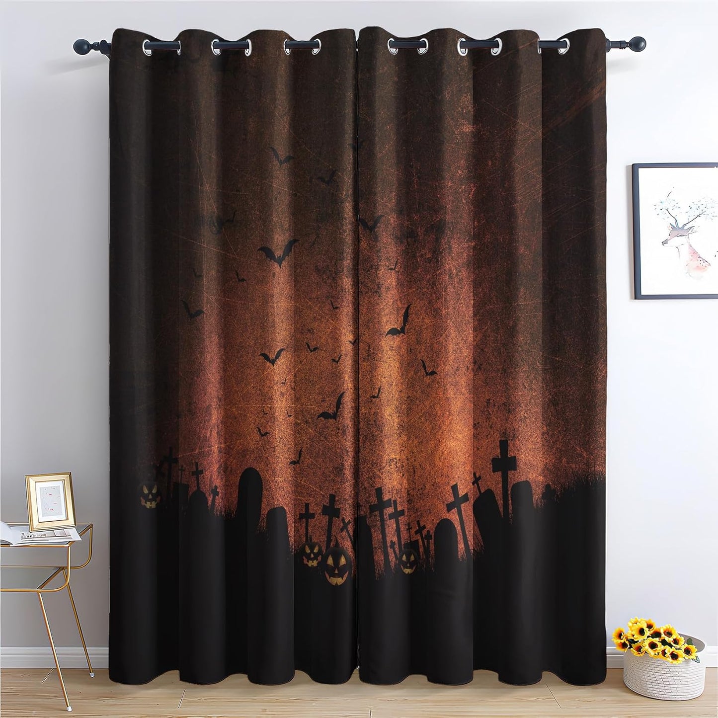 Spooky 63 Blackout Curtains Set