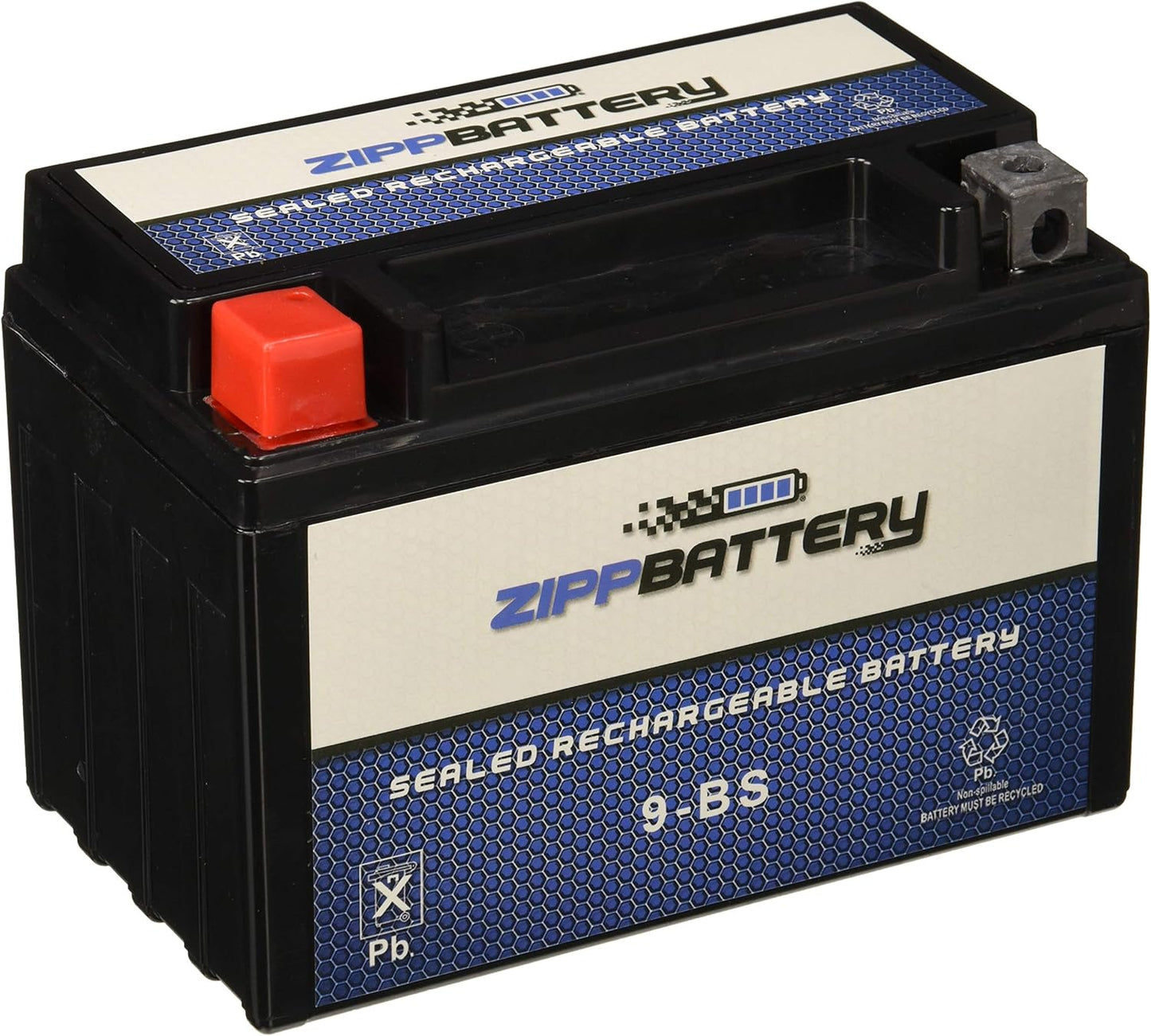 YTX9-BS 12V 120 CCA AGM Battery for ATV, Motorcycle, Jet Ski