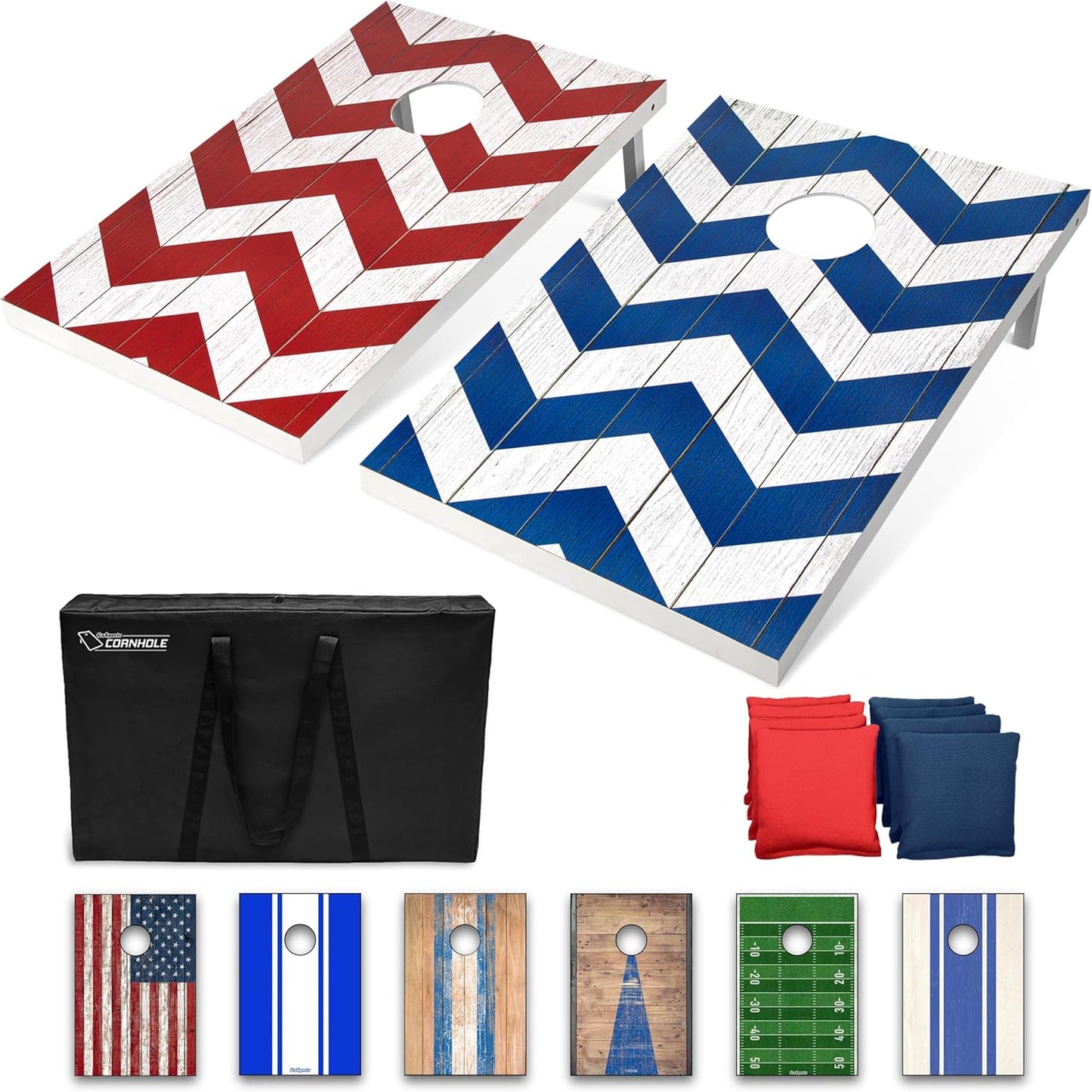 GoSports Portable Cornhole Sets for Fun Tailgate Games