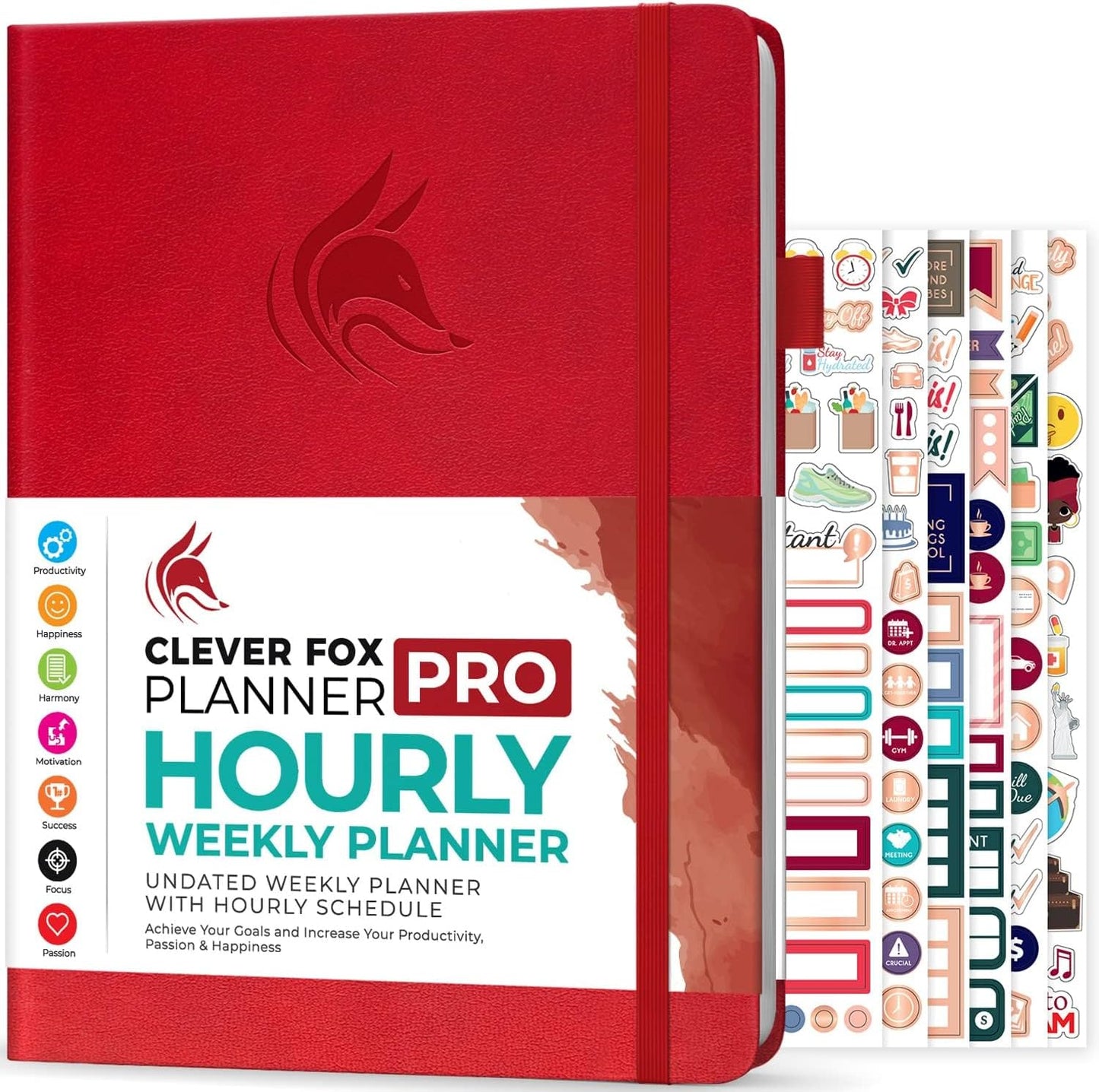 Clever Fox Planner PRO: Undated Weekly & Monthly Life Organizer