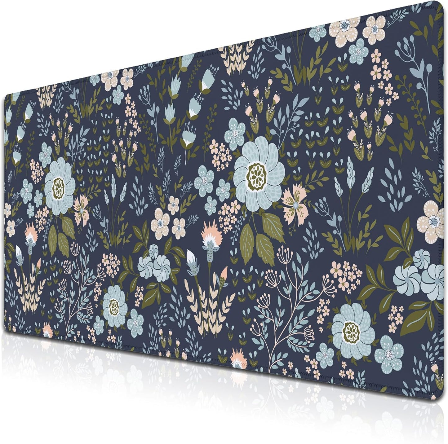 Samgula Jumbo Floral Desk Pad - Non-Slip & Waterproof