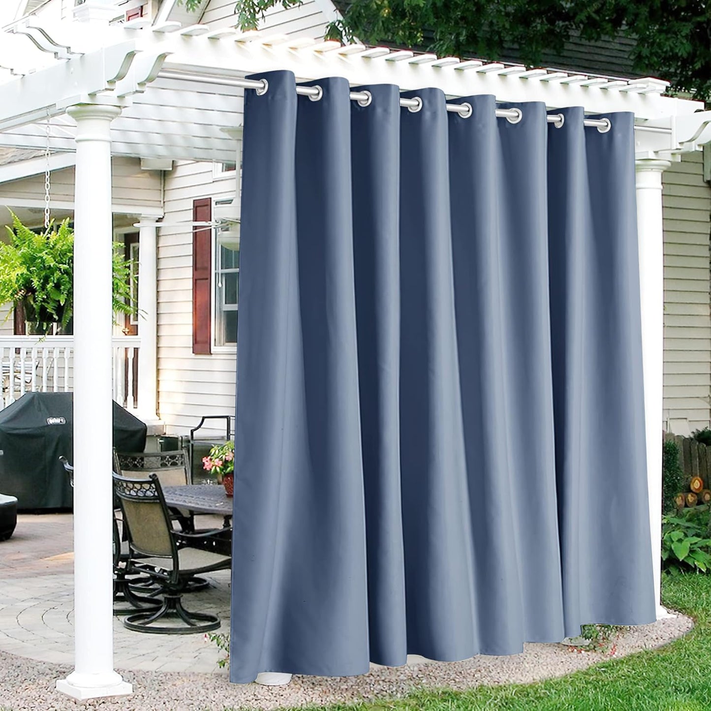RYB HOME Outdoor Extra Wide Curtains for Patio - Waterproof Decor