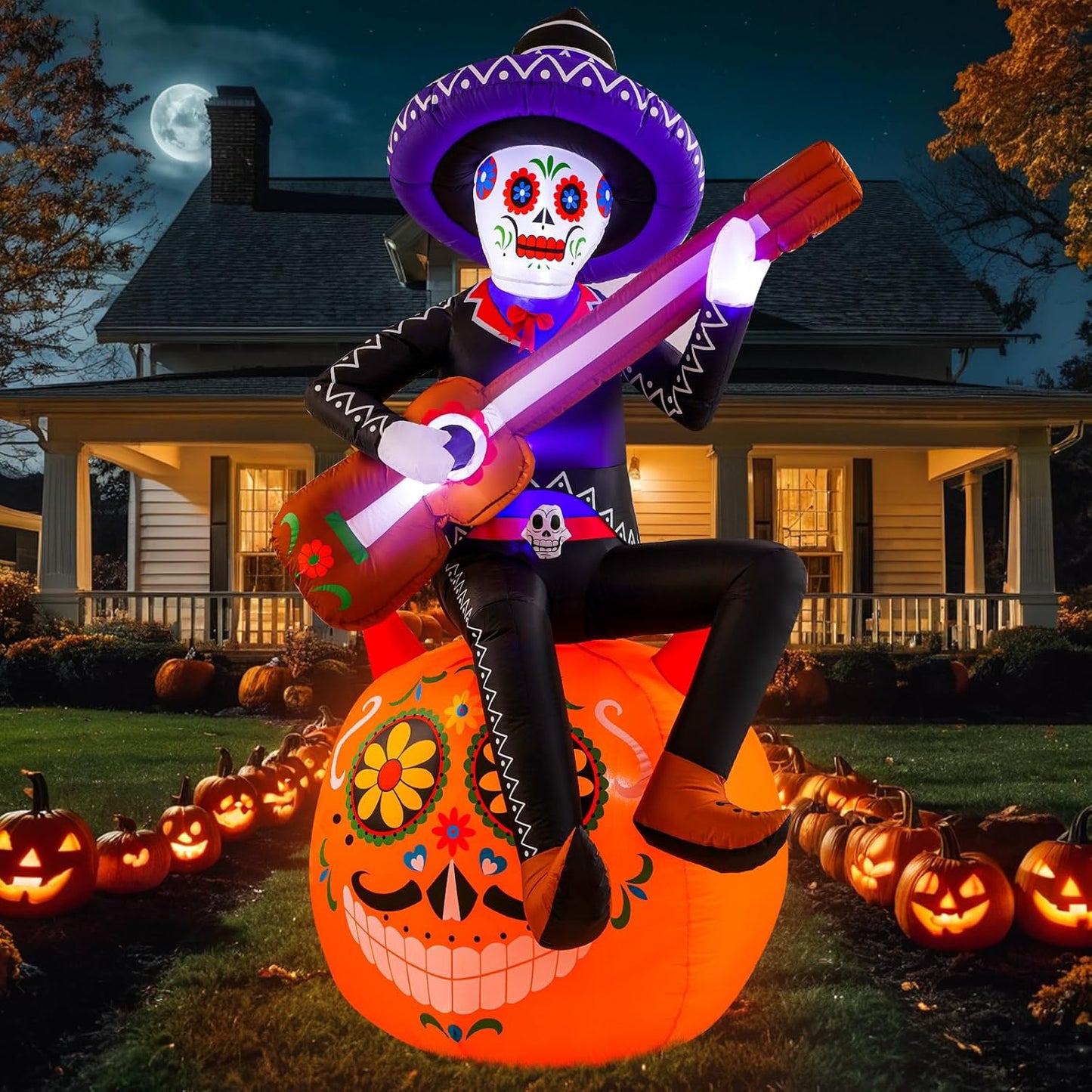 WINTS 8 FT Halloween Inflatables for Spooky Outdoor Decor