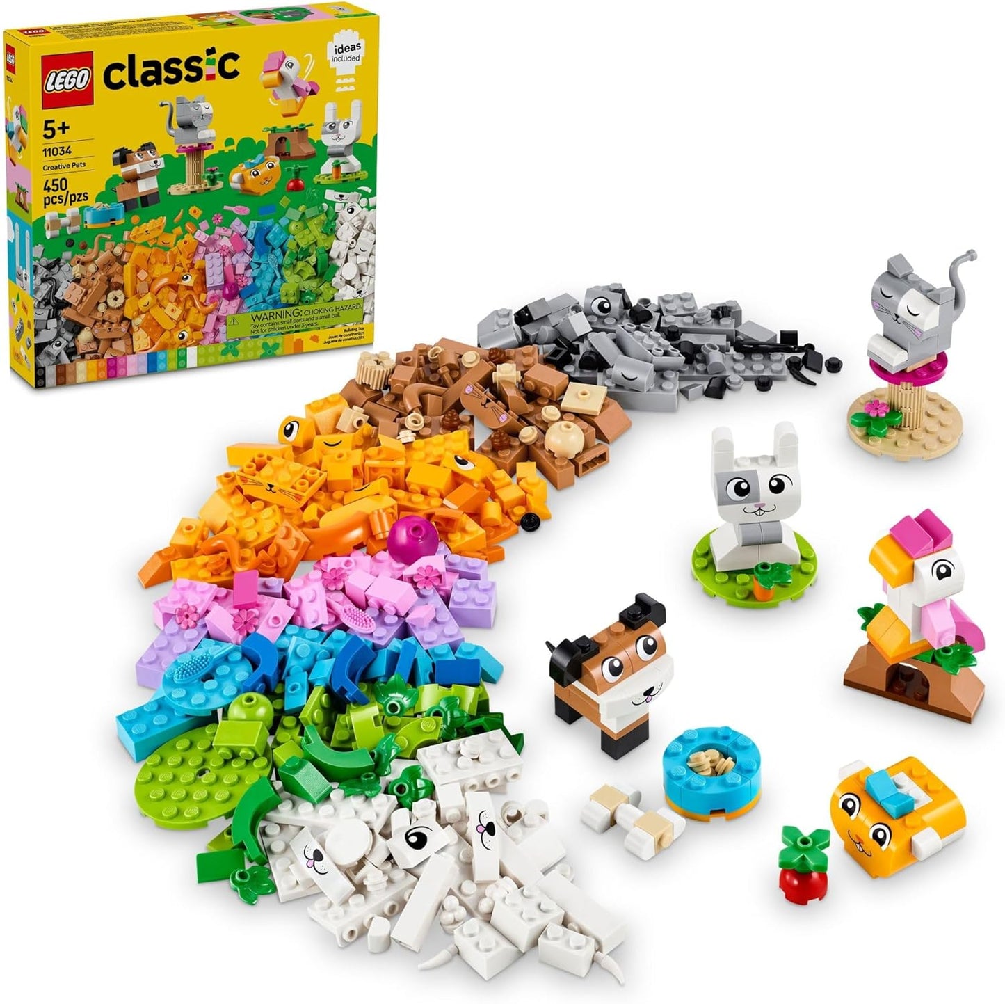 LEGO Classic Creative Pets Building Brick Animals Toy for Kids