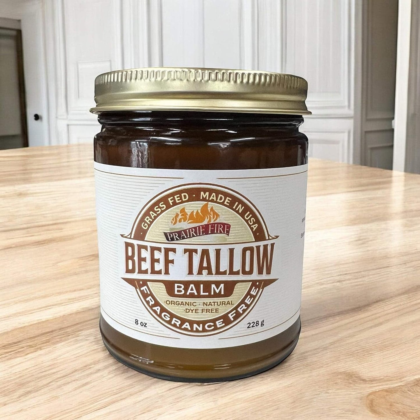 Beef Tallow Balm - Organic Grass Fed Body Butter for Skin Care