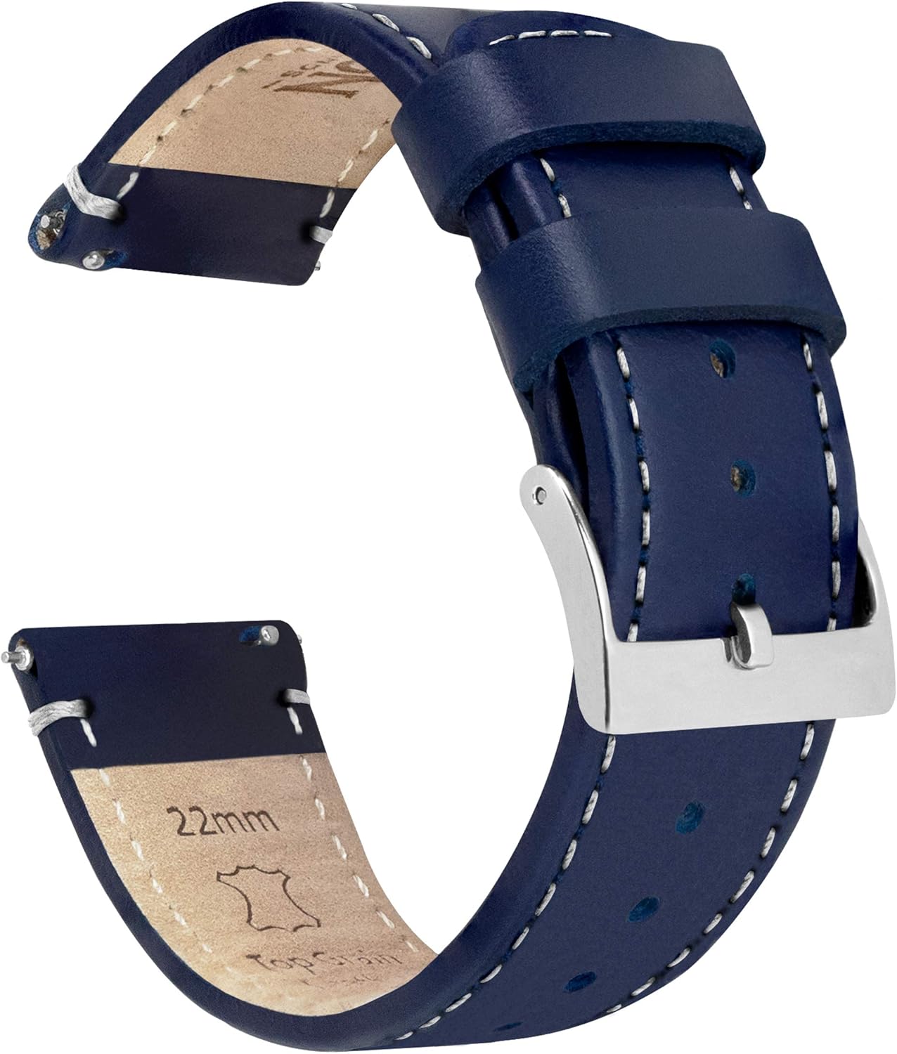 Barton Quick Release Top Grain Leather Watch Band Strap Options