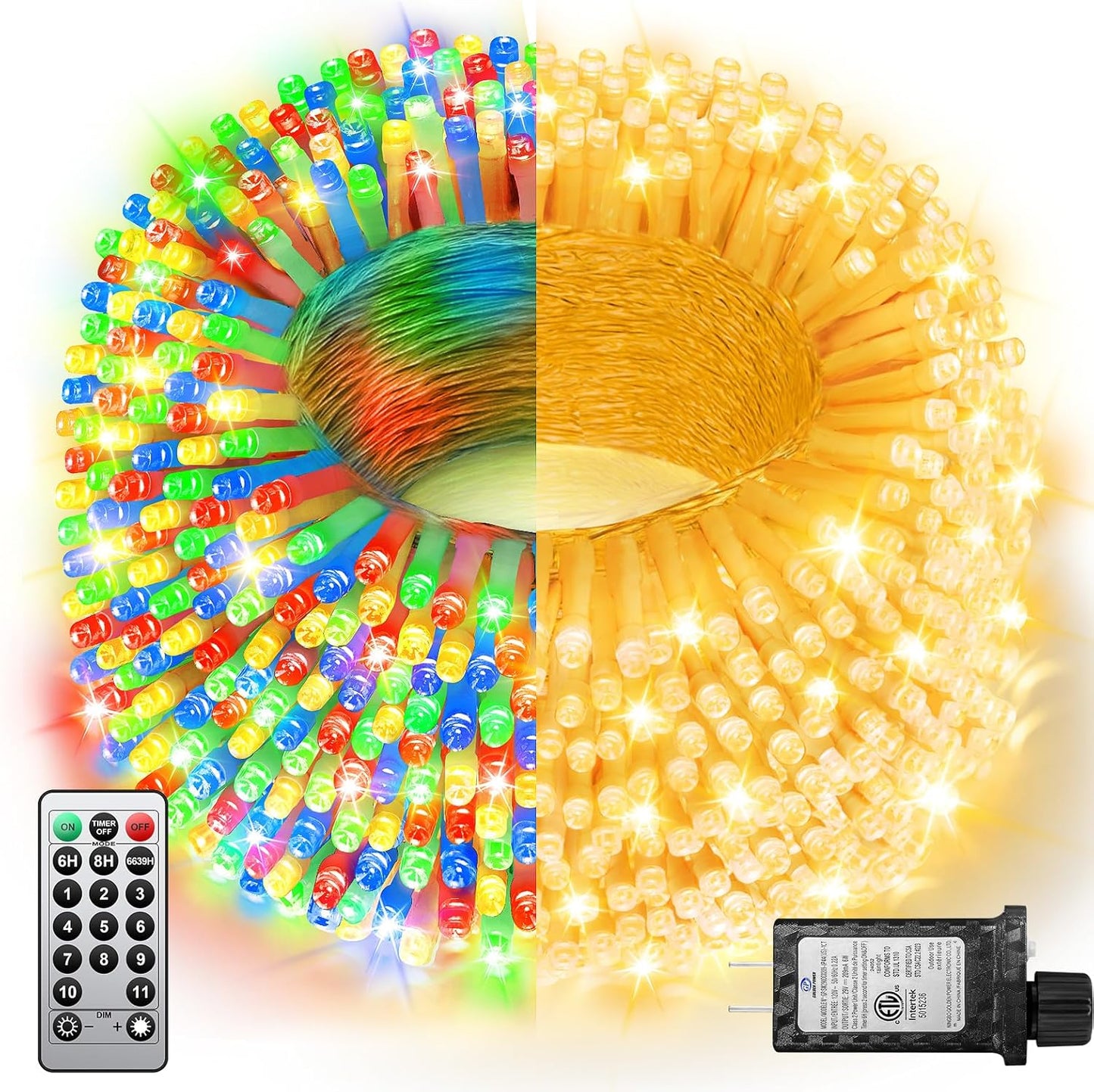 LED Christmas Lights Extra Long 355FT Waterproof String Lights