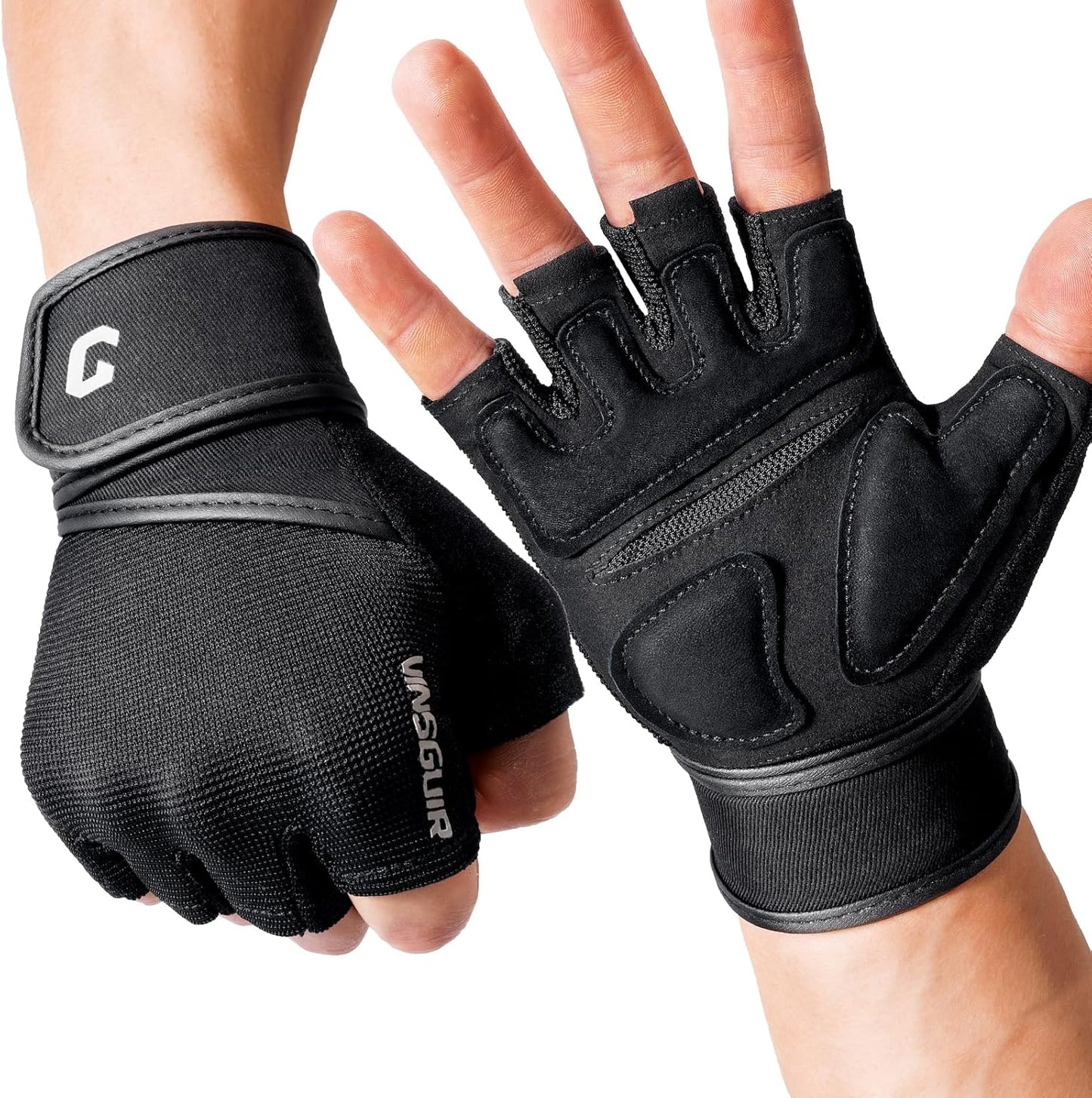 VINSGUIR Wrist Support Gym Gloves