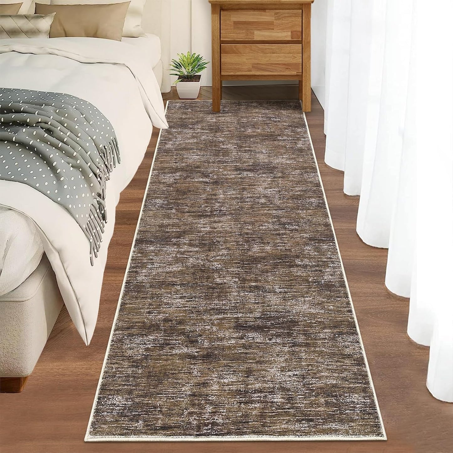 Hallway Runner Rug 2.5x10 Modern Stain Resistant Carpet