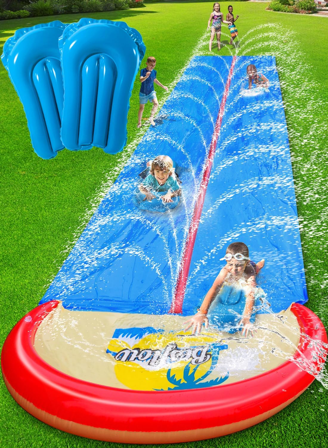 Extra Long Slip and Water Slide for Kids and Adults Fun