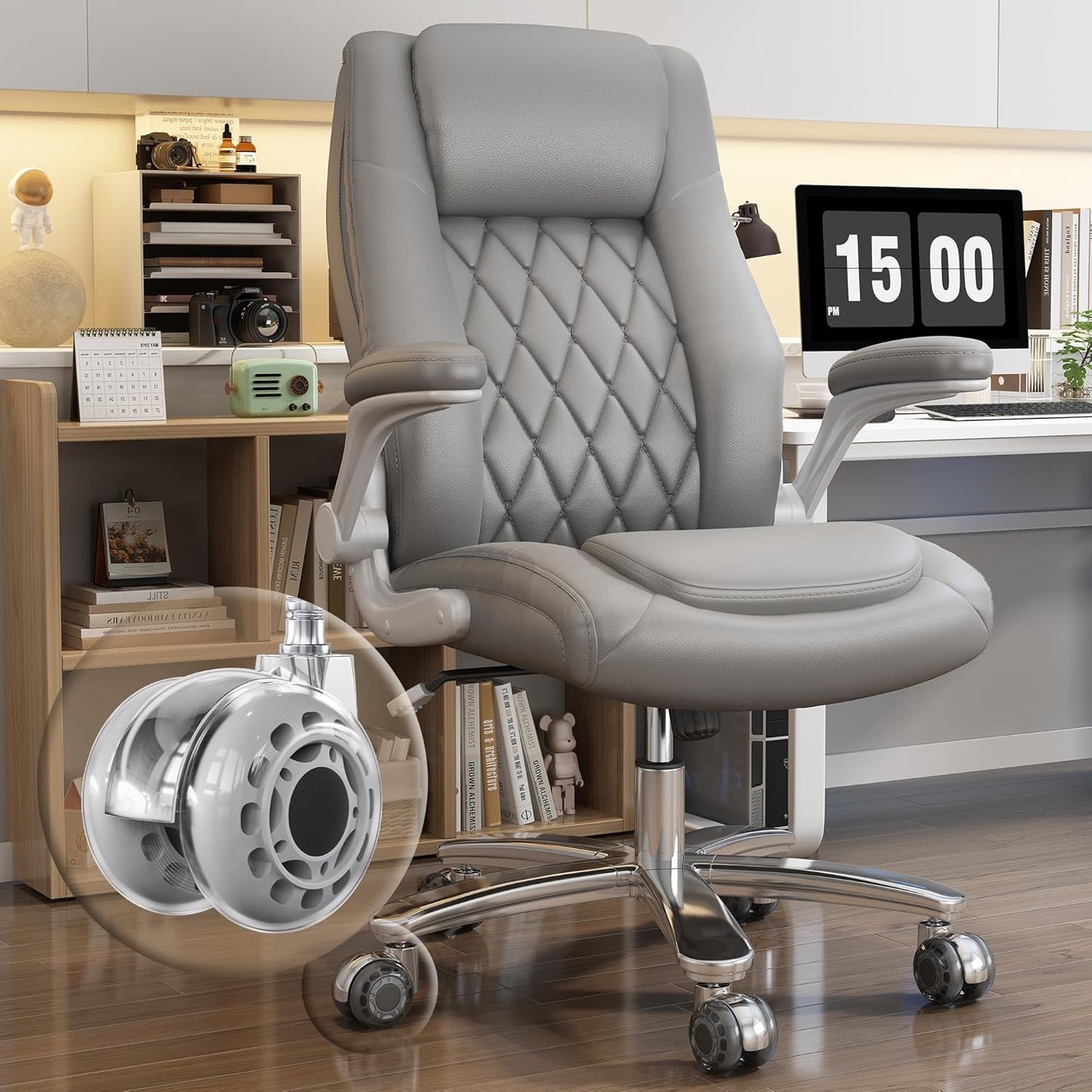 GYI O205P High Back Executive Office Chair for Big and Tall Users