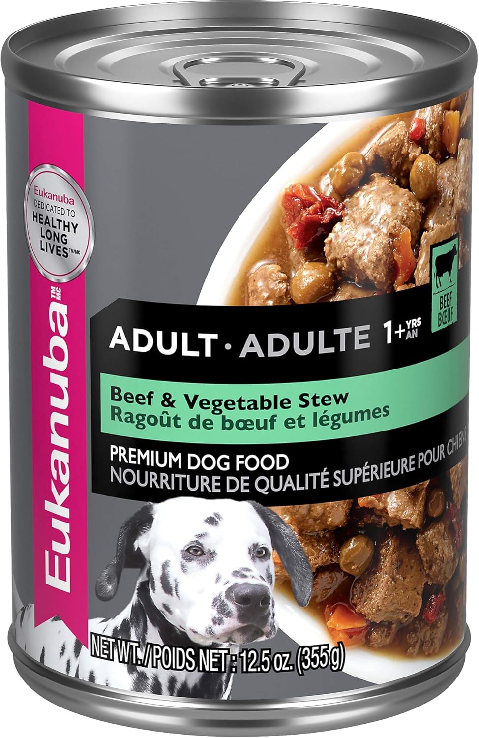 Eukanuba Beef & Vegetable Stew for Active Dogs - 12.5 oz Can