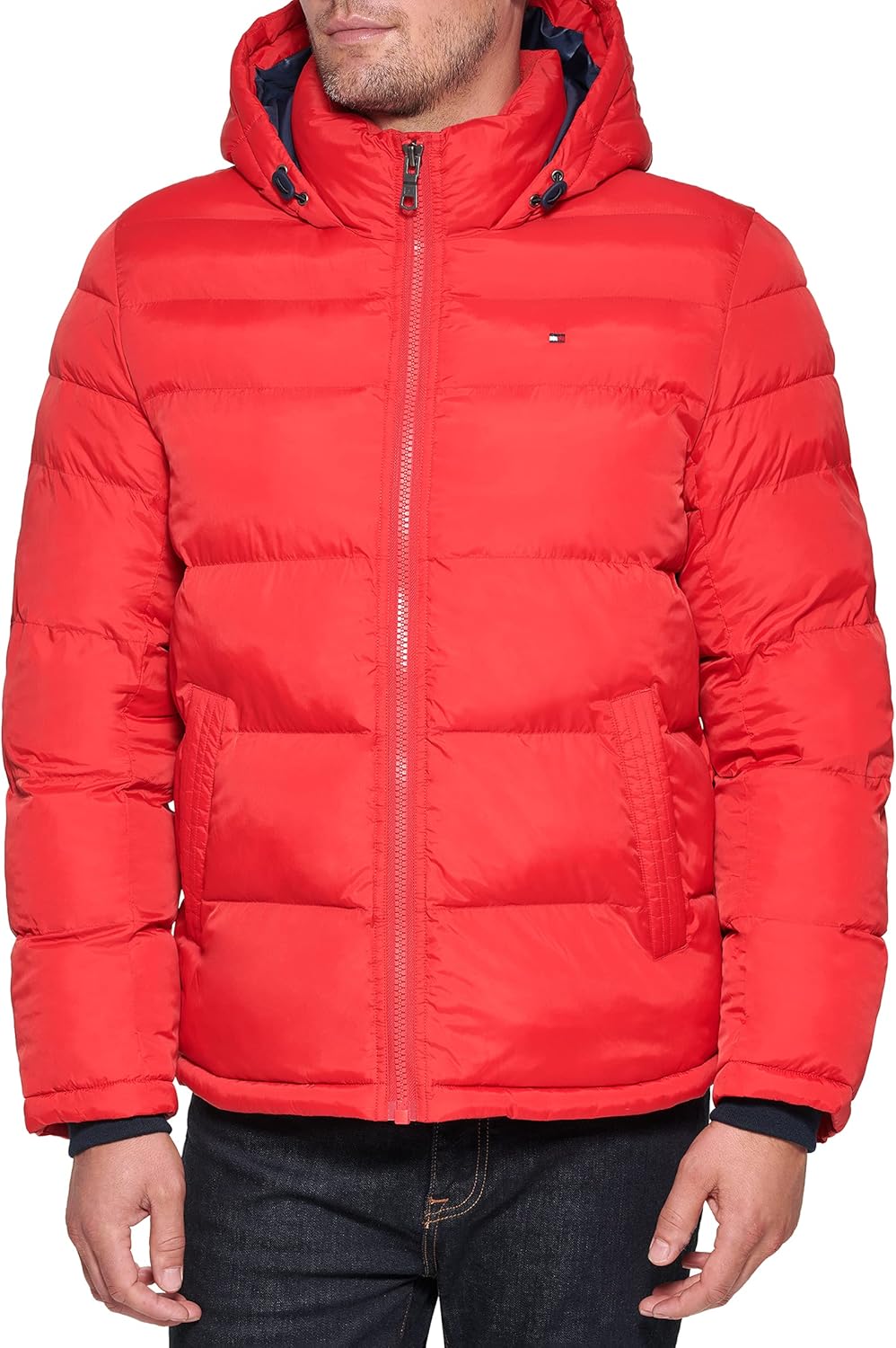 Tommy Hilfiger Men's Down Alternative Hooded Puffer Jacket Review