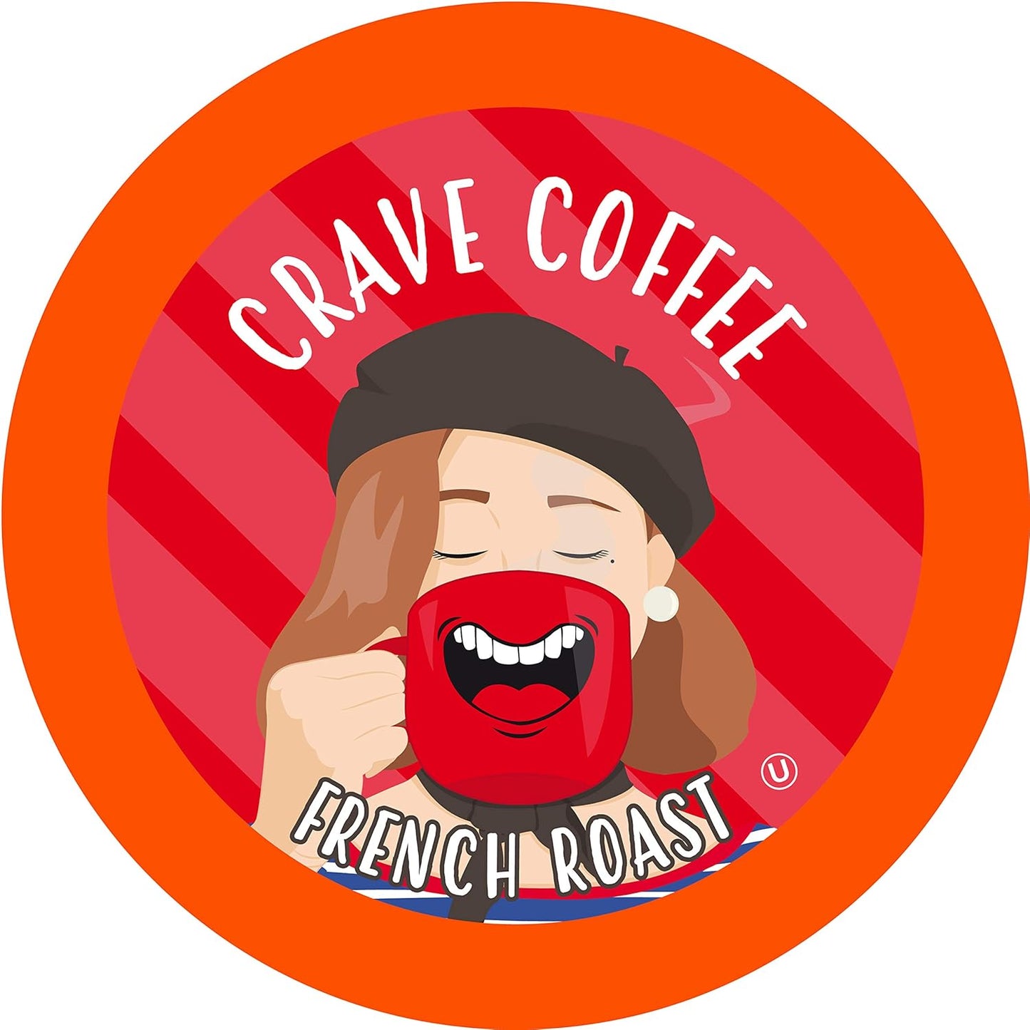 Crave Beverages French Dark Roast Coffee Pods for Keurig Brewers