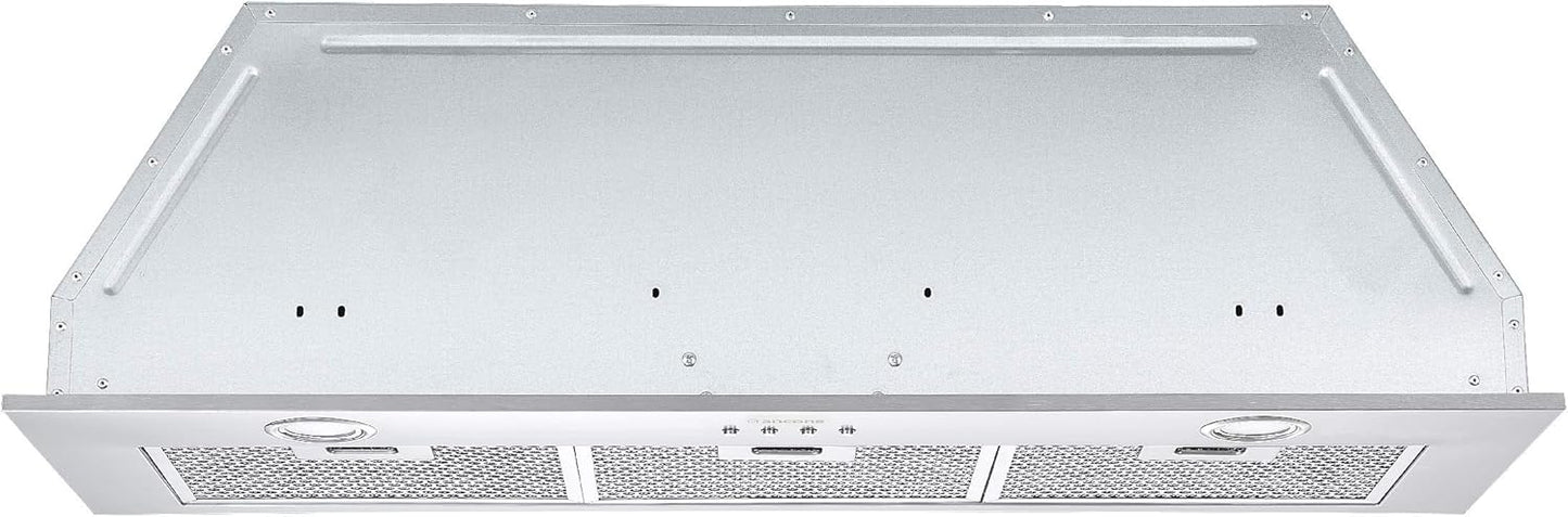 Ancona 36-Inch Built-in Range Hood with 420 CFM Power