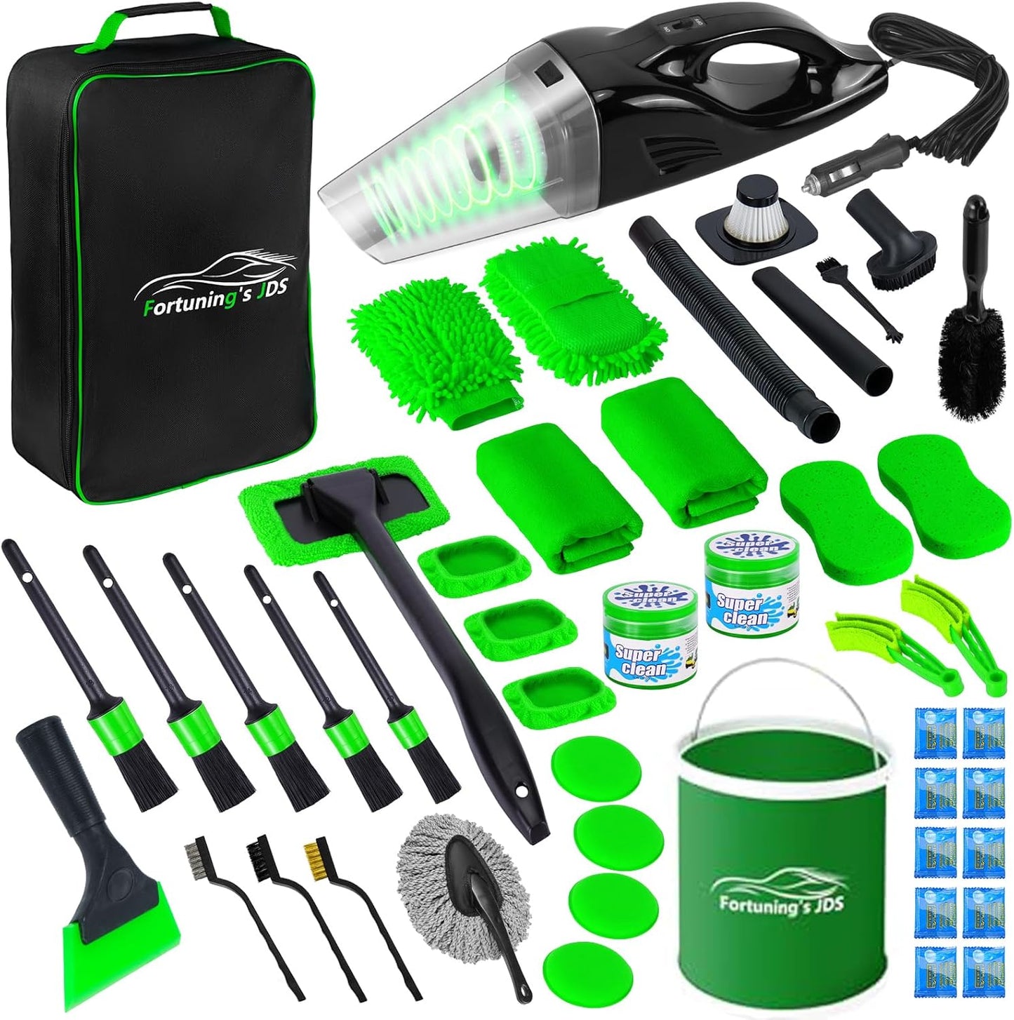 Ultimate 47PCS Car detailing Kit - Clean Like a Pro!