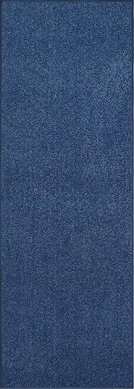 Royal Blue Area Rug Runner - Pet Friendly & Stylish Decor