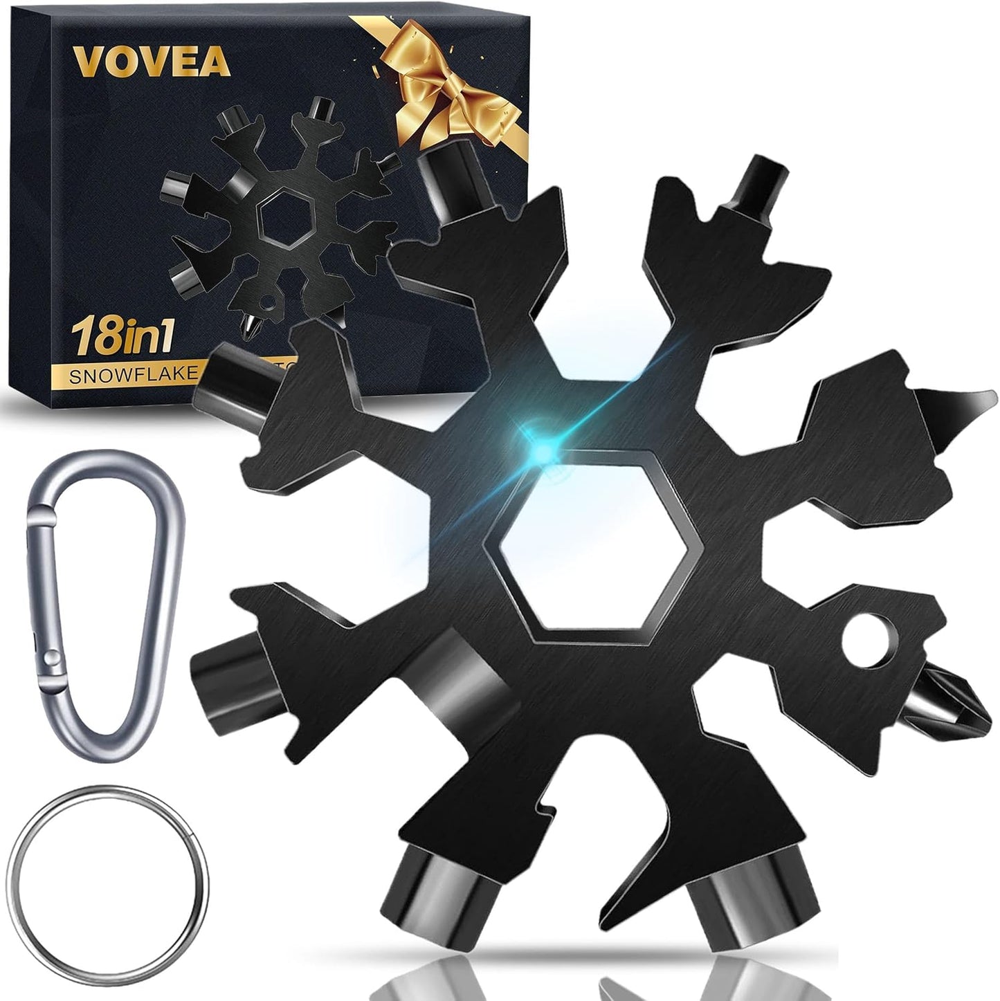 VOVEA Snowflake Multitool - 18-in-1 Gadgets for Men
