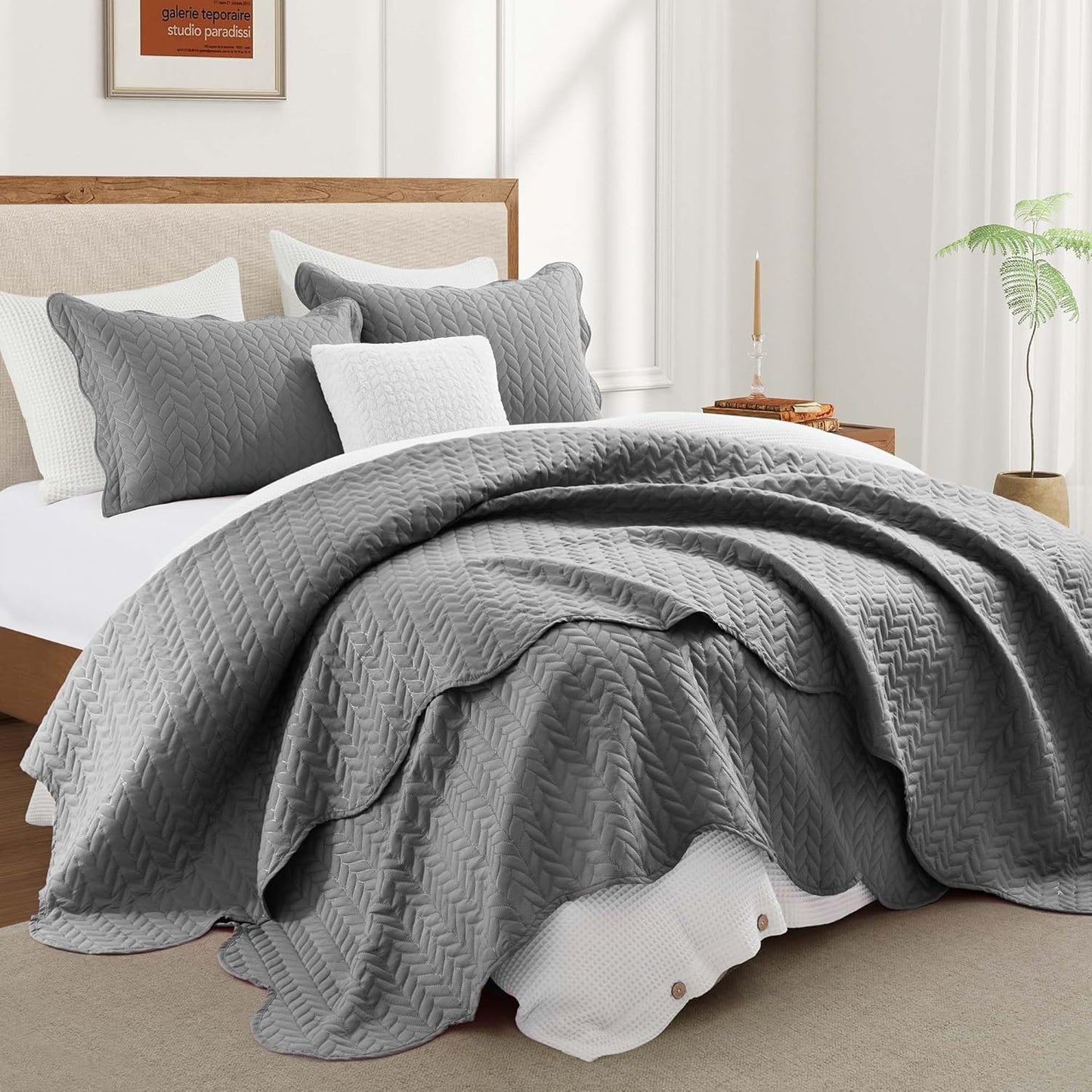 IR Imperial Rooms Queen Quilt Bedding Set for All Seasons