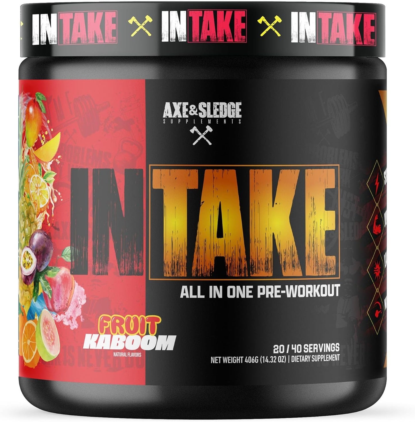 Axe & Sledge Intake Pre-Workout for Energy and Focus Boost