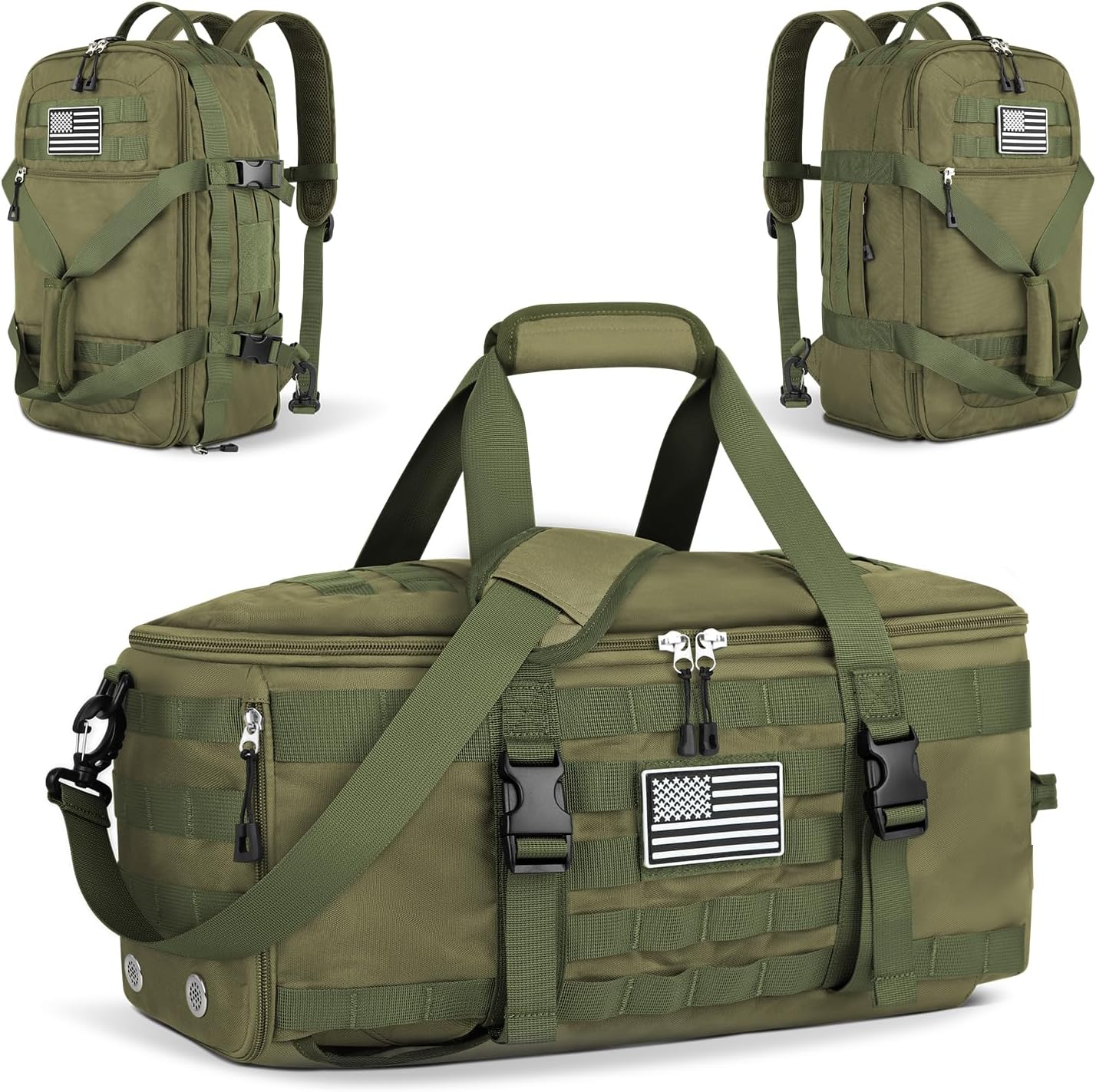 ETRONIK Gym Bags for Men: Large Tactical Duffle Backpack