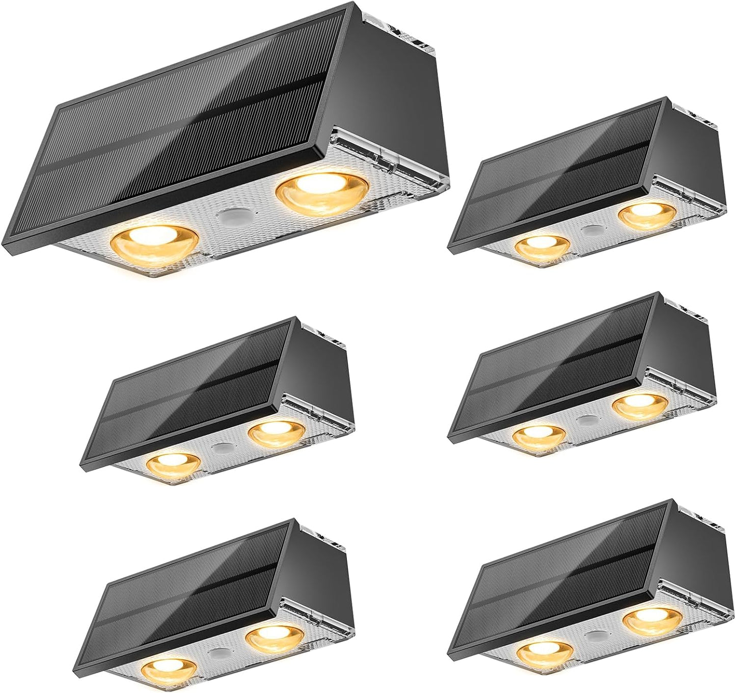 NIORSUN Solar Fence Lights: 9 Colors & 4 Modes for Outdoor Use