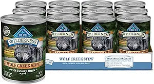 Blue Wilderness Wolf Creek Stew High Protein Duck Dog Food