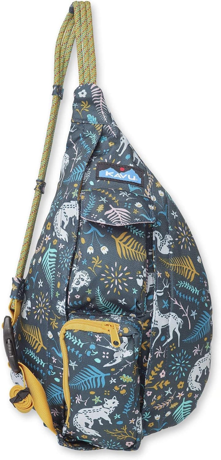 KAVU Mini Rope Sling Pack with Adjustable Rope Shoulder Strap