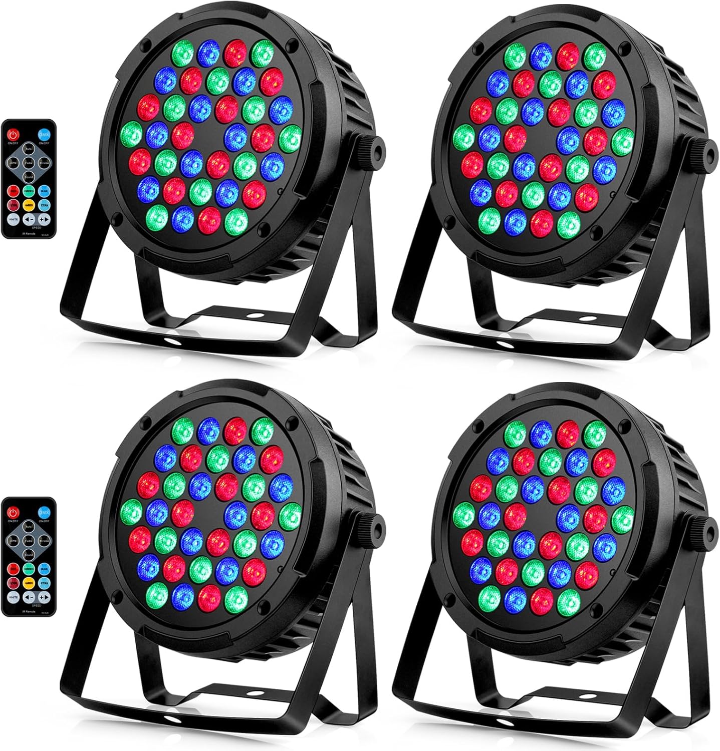 36LEDs RGB Par Lights for Stunning Event Lighting and Control