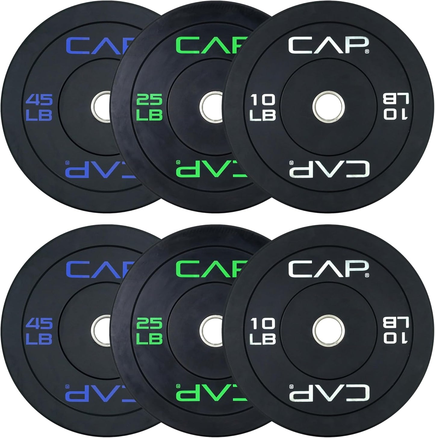 CAP Barbell 2-Inch Olympic Bumper Plate Weight Set Review
