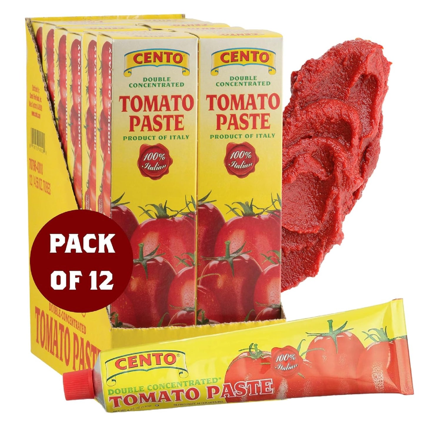 Cento Tomato Paste, Double Concentrated Italian Flavor