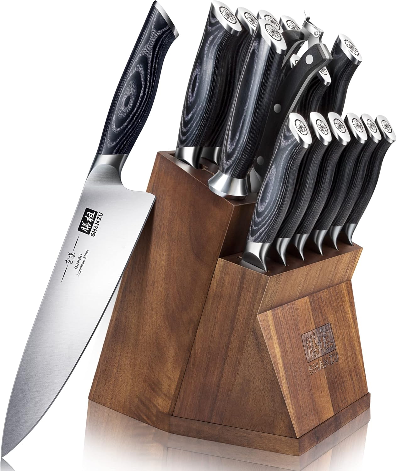 SHAN ZU Knife Sets for Kitchen with Block - Ultimate Kitchen Tool