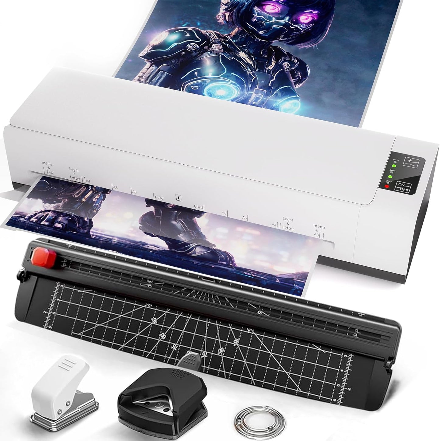Chilino A3 Laminator: Fast Warm 9-in-1 Hot & Cold Laminator
