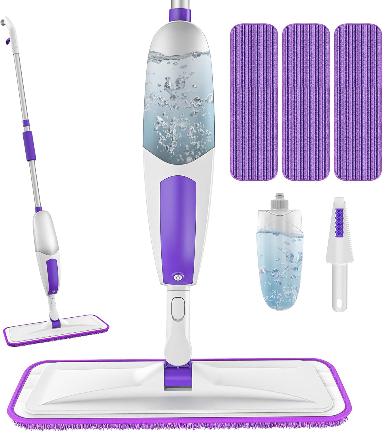 SEVENMAX Microfiber Spray Mop - Effortless Cleaning!