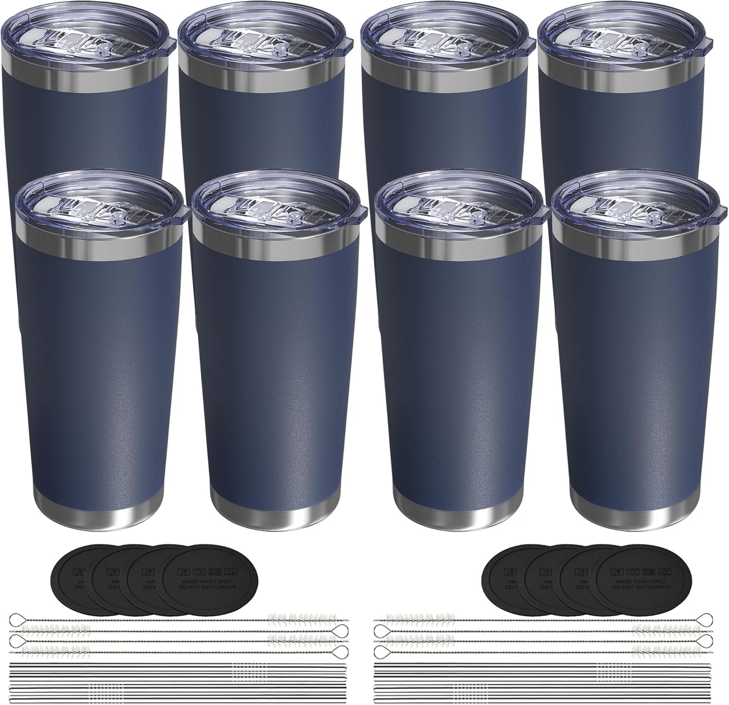 Travel Coffee Tumbler 20oz - Leakproof Insulated Mug Set