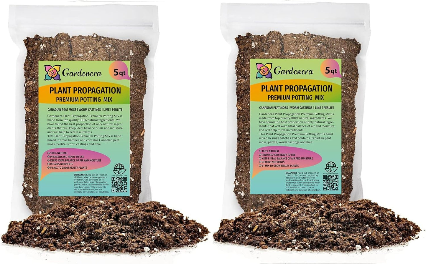 Gardenera Organic Plant Propagation Premium Potting Mix - 10 Quart