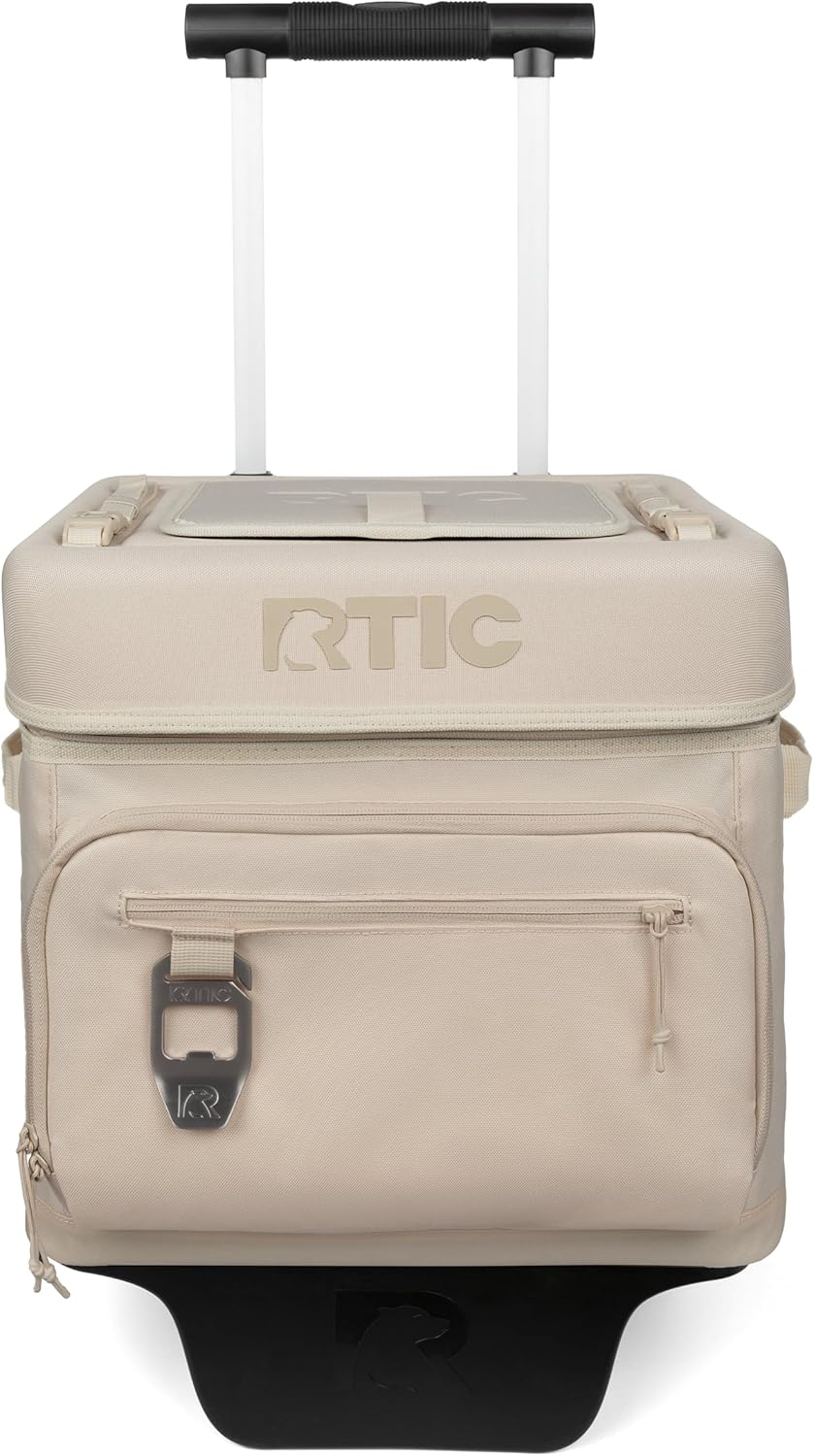 RTIC 40 Can Wheeled Cooler: Portable & Leakproof