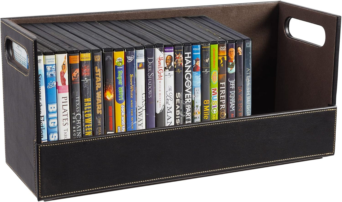 Sophisticated DVD Storage Box for Organizing Movies and Games