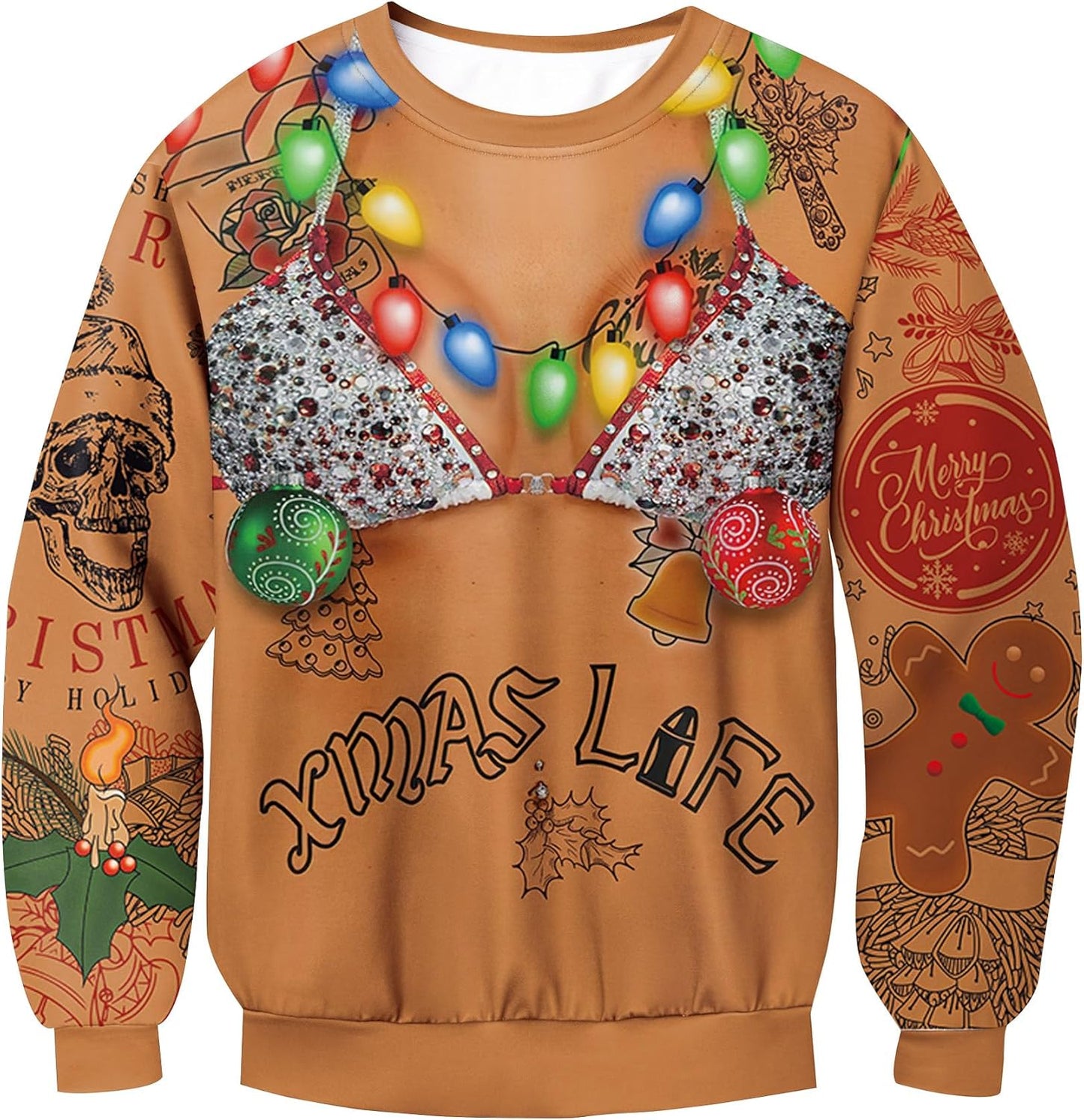 3D Print Christmas Sweatshirt - Funny & Festive!